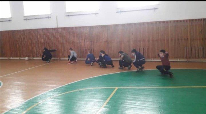 Тренировка по вольной борьбе. Руководитель - Бекенгалиев М.Б.